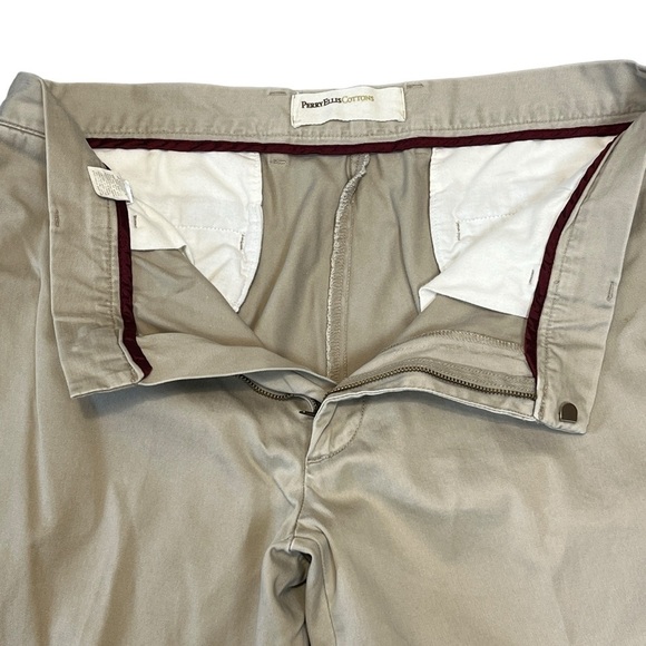 Men’s Perry Ellis Cottons Chino Pants. Stone Size 36 x 27 #1041 - Picture 2 of 5